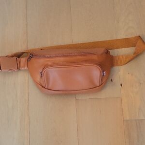 Kibou vegan leather diaper belt bag